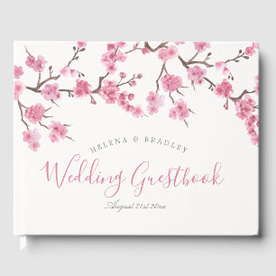 Livro De Visitas Cherry Blossom Bloom   Casamento