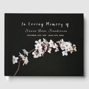 Livro De Visitas Cherry Blossoms Memorial Funeral