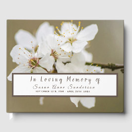 Livro De Visitas Cherry Blossoms, Memorial Funeral