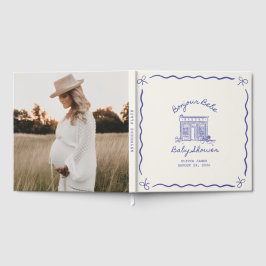Livro De Visitas Chic Boas-vindas bebê chá de bebê