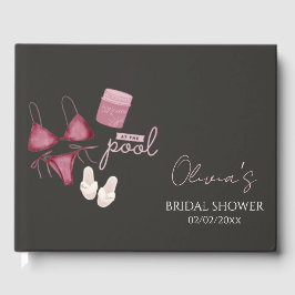 Livro De Visitas Chic boho chá de noiva pool party