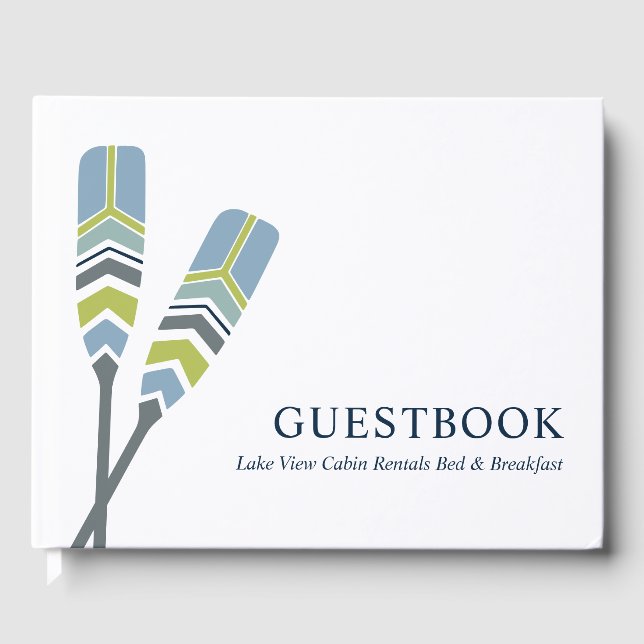 Livro De Visitas Chic Oars Lake Ocean Beach Cabin Rental (Frente)