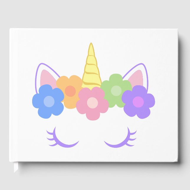 Livro De Visitas Chic Unicorn (Frente)