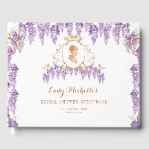 Chuva de Noiva Floral Wisteria Vintage Regência