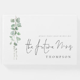 Livro De Visitas Chuva de Noiva Futuro Sra Eucalipto Moderno