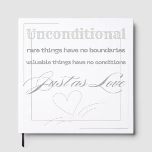 Livro De Visitas Citação de Amor Incondicional