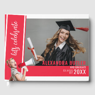 Livro De Visitas Classe de Manutenção do Autografo Vermelho de Grad