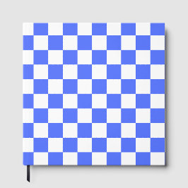 Livro De Visitas Classic visual sapphire checkerboard 