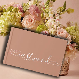 Livro De Visitas Clay Casado de Monograma