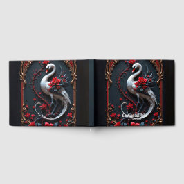 Livro De Visitas Coleção de Noivas Cisne Branco Elegante