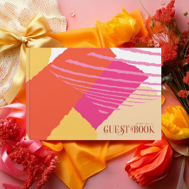 Livro De Visitas Color Block Wedding Summer ID740