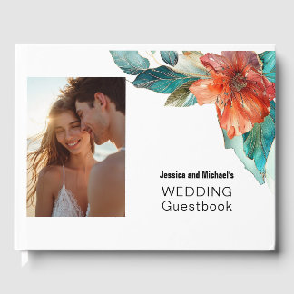 Livro De Visitas Com a foto impressionante Hibiscus Serenade Paradi