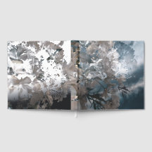 Livro de Visitas com Flores Locais