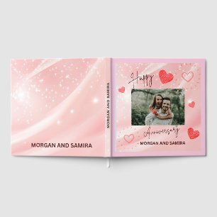 Livro de Visitas com Foto Personalizado de Feliz A