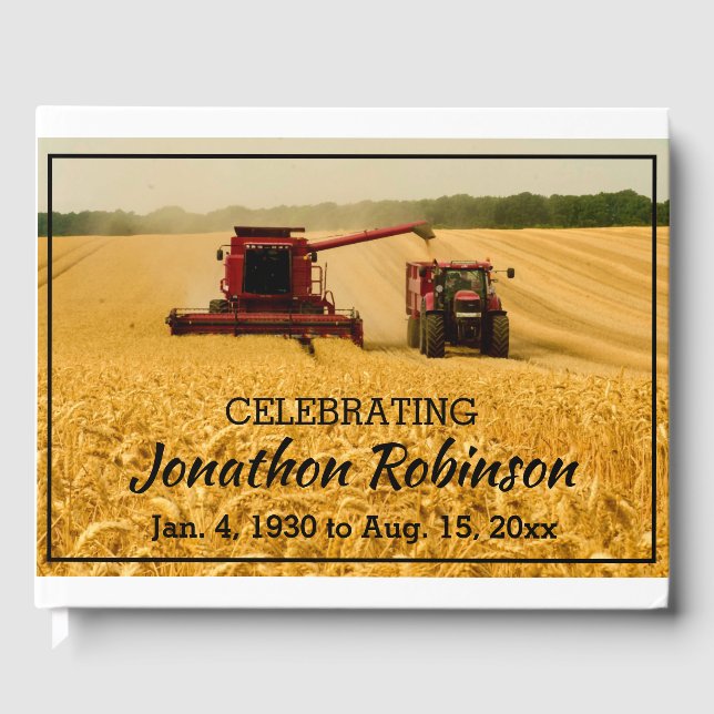 Livro De Visitas Combinação No Campo Do Trigo (Frente)