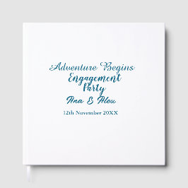 Livro De Visitas começa a aventura nome da festa de noivado