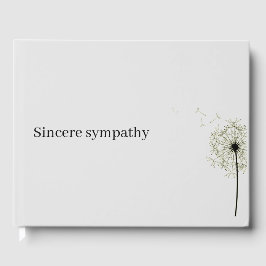 Livro De Visitas Comemoração de simpatia minimalista