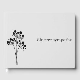 Livro De Visitas Comemoração minimalista