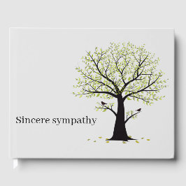 Livro De Visitas Comemoração Minimalista Simpatia Sincera