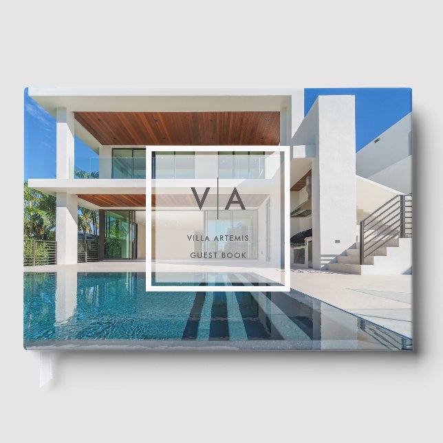 Livro De Visitas Comentários modernos de convidados alugados de fér (Frente)