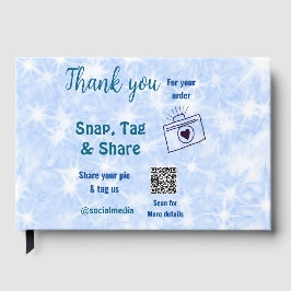 Livro De Visitas Compartilhamento de marca Snap mídia social q r có