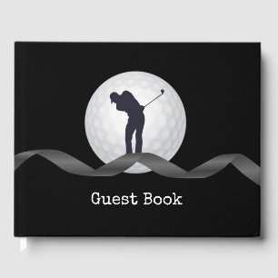 Livro De Visitas Condolências ao golfista