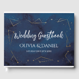 Livro De Visitas Constelações de Marinho de Sinal de Estrela do Liv