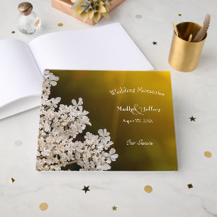 Livro De Visitas Convidados das memórias do casamento da luz solar