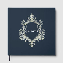 Convite de Casamento com Crista de Monograma Elega