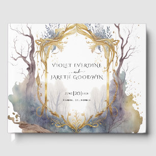 Livro De Visitas Convite para Casamento do Portal Florestal Encanta