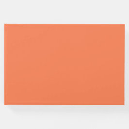 Livro De Visitas Cor Sólido Coral