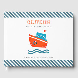 Livro De Visitas Crianças Brilhantes, Barcos Náuticos, Qualquer Ida