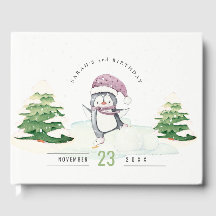 Crianças De Pinguim De Inverno De Pastel Cute, Qua