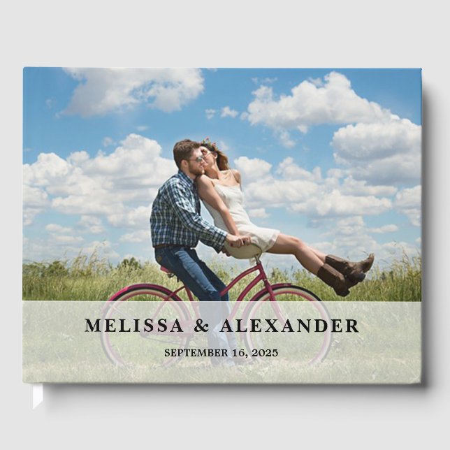 Livro De Visitas Crie o casamento da sua noiva do noivo (Frente)