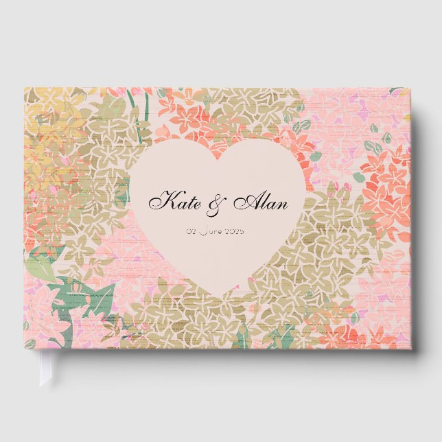 Livro De Visitas crisântemo francês (Frente)