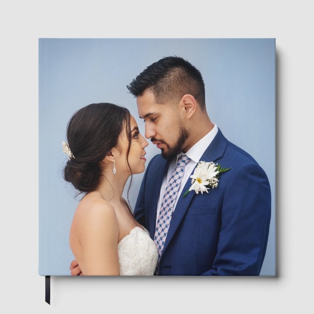Livro De Visitas Customized Couple Wedding Photo (Frente)