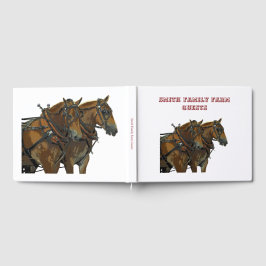 Livro de Visitas da Equipe de Cavalo Belga de Traç