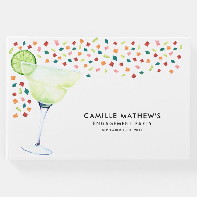 Livro de Visitas da Festa de Compromisso Fiesta (Frente)