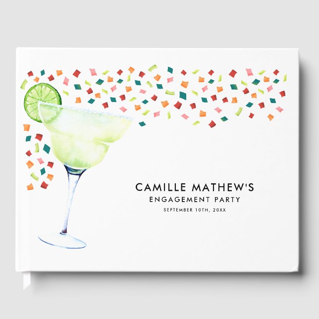 Livro de Visitas da Festa de Compromisso Fiesta (Frente)