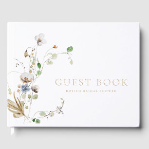 Livro De Visitas Dacil Wildflower Soft Tan