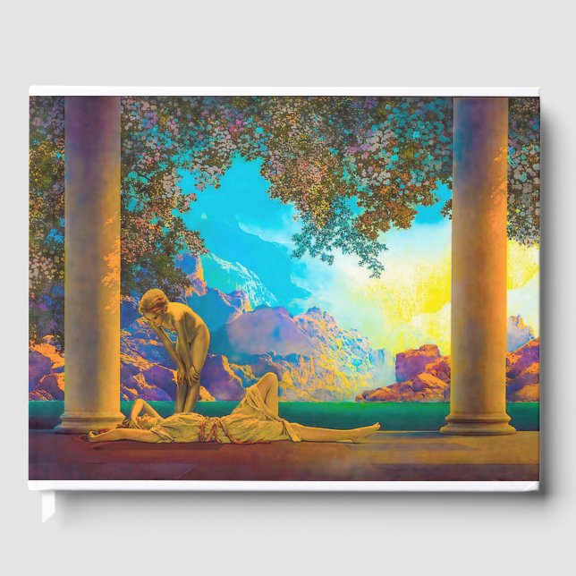 Livro De Visitas Daybreak Maxfield Parrish (Frente)