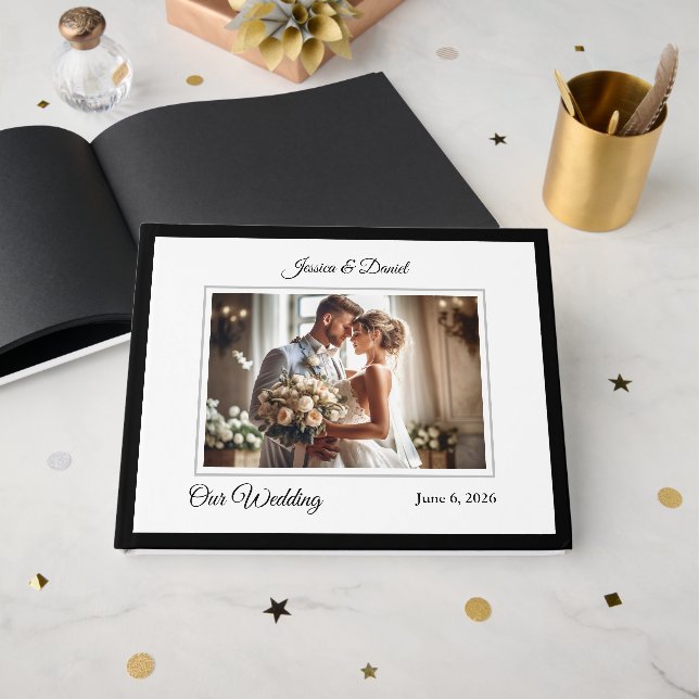 Livro de visitas de casamento (Frente aberta)