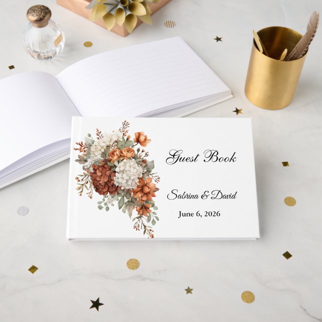 Livro de Visitas de Casamento (Frente aberta)