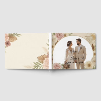 Livro de Visitas de Casamento Boho Elegante – Lemb