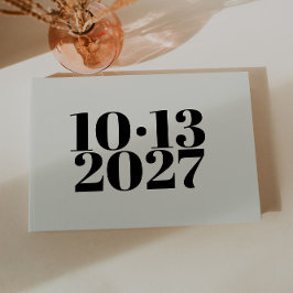 Livro de Visitas de Casamento Branco Desligado Mod