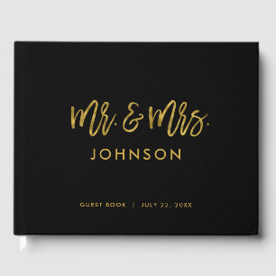 Livro de Visitas de Casamento com Foto Moderno Pre