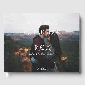 Livro de Visitas de Casamento com Fotografia e Mon