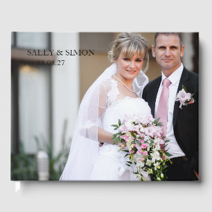Livro de Visitas de Casamento com Fotografia e Mon