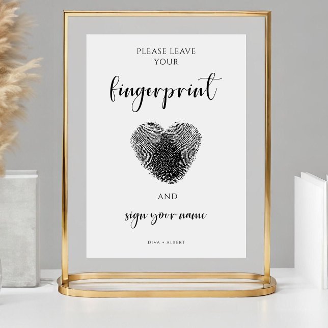 Livro de Visitas de Casamento com Impressão Digita (Criador carregado)