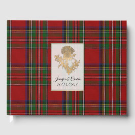 Livro de Visitas de Casamento com Xadrez Royal Ste